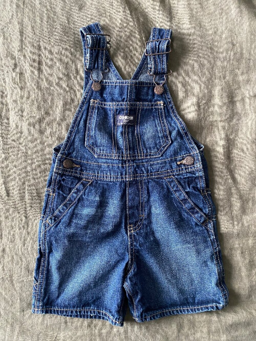OshKosh B'gosh Denim Shorts Overalls